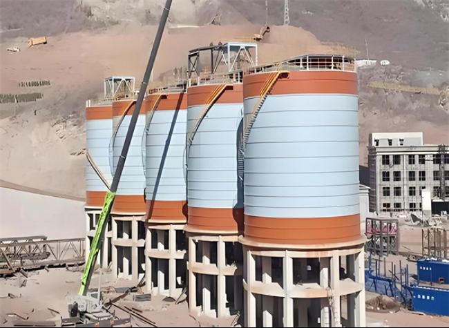 青山湖高架钢板仓